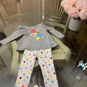 Cat & Jack Gray and Pink Top